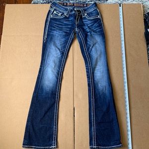 Rock reulual womens boot cut jeans in size: 25